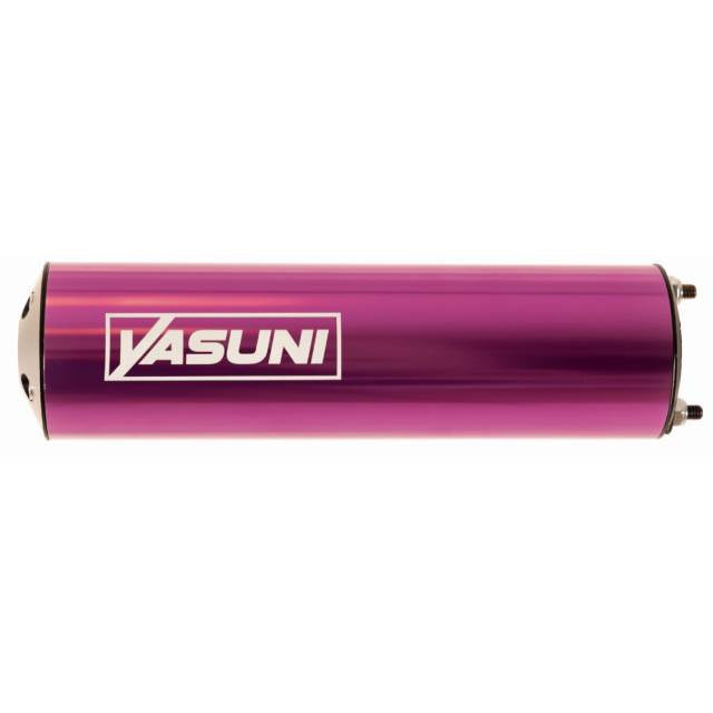 Silenciador Yasuni Recto V2 lado derecho negro-violeta