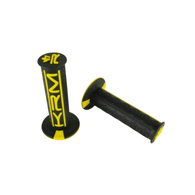 Puños KRM Pro Ride - negro/amarillo