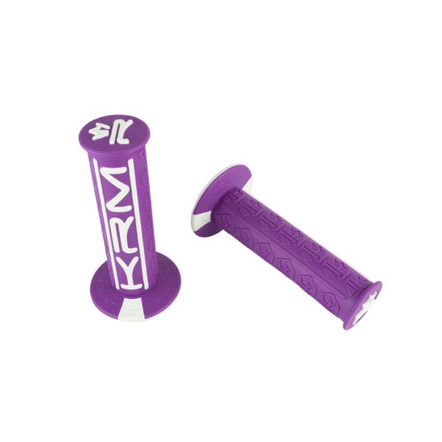 Puños KRM Pro Ride - violeta/blanco