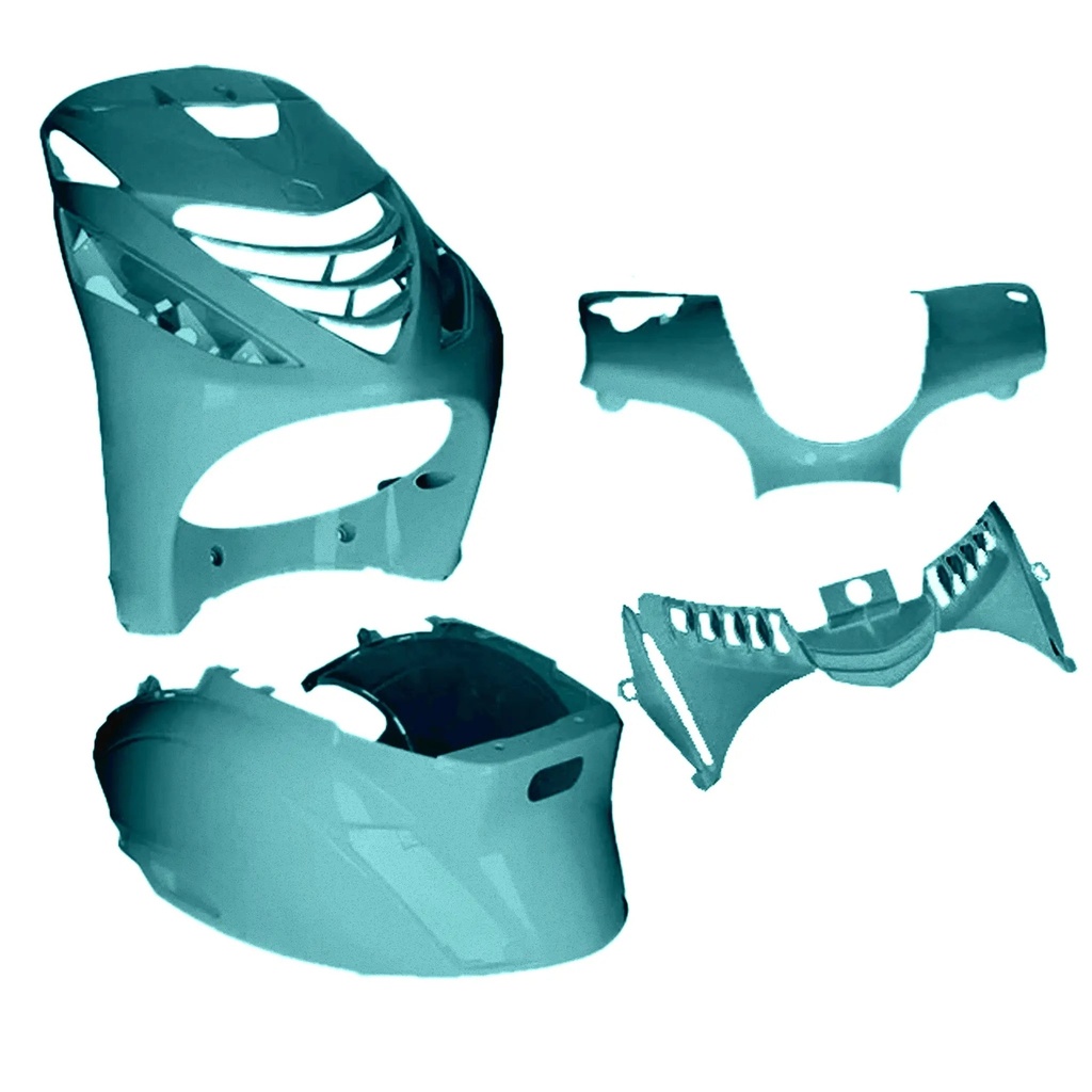 Kit carenados Piaggio Zip Sp 4 piezas AllPro - turquesa metalizado