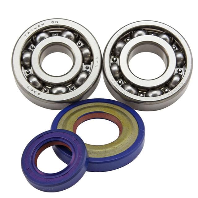 Kit cojinetes y retenes de cigüeñal Vespa Primavera/Super/Junior Polini.