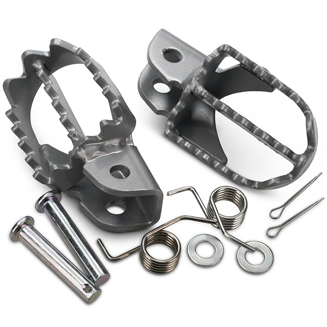 Estriberas acero cortas Supermotard Pitbike YCF