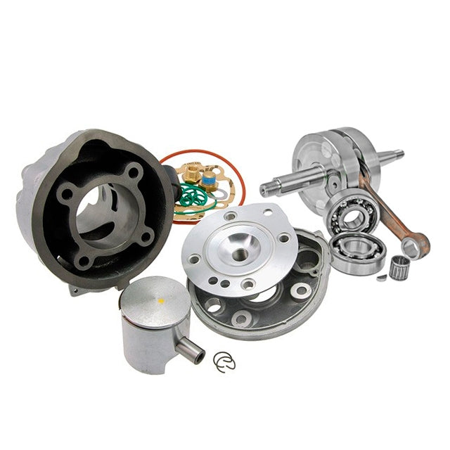 Maxi Kit Racing 85cc de fundición -cilindro 85cc (d.49.5mm) cig. rodamientos Top Performances Minarelli AM6