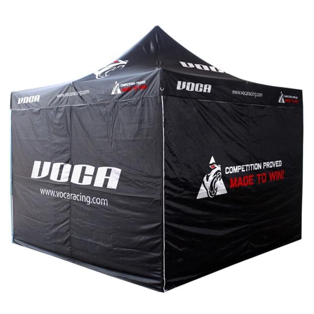 Carpa plegable VOCA Racing, 3x3m, estructura aluminio primera calidad, con bolsa