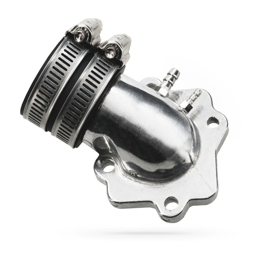 Tobera de admisión VOCA Racing Modular, d.34mm, interior pulido, Keihin PWK28mm, Minarelli horizontal