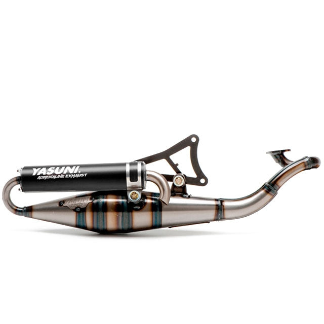 Escape Minarelli horizontal silenciador negro anodizado homologado CE Yasuni Scooter Z