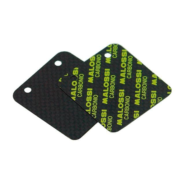 Laminas (2) de carbono Malossi MHR, 0,30mm (90°), 2 unidades VL14/16 MHR