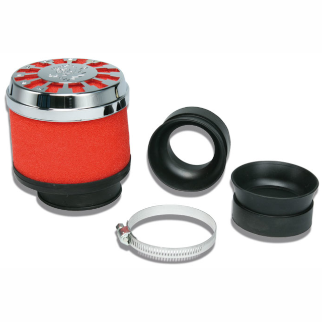 Filtro de potencia Malossi RED-Filter E13 con conexión de 42-58mm recto