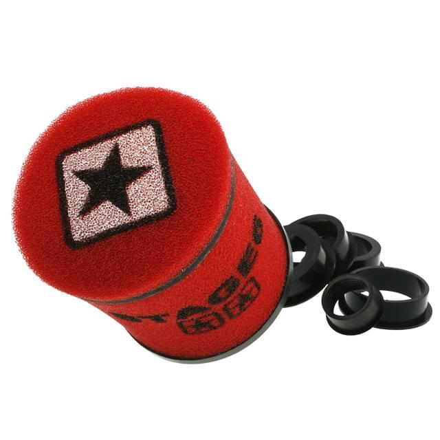 Filtro de Competición Stage6 TWIN AIR universal 28-35-42-45-49-55mm - rojo