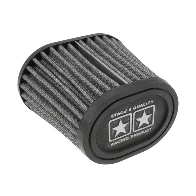 Filtro de aire Stage6 DRAG-RACE, Airbox blanco, conexión 44mm + 49mm