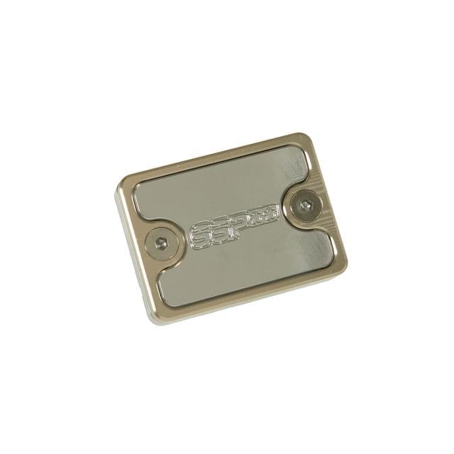 Tapa Stage6 "SSP" para depósito del freno, Gilera Runner, cromado