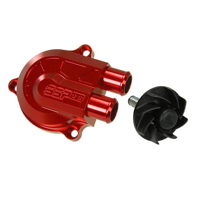 Bomba de agua +40% SSP CNC Racing Type Minarelli - rojo metalizado