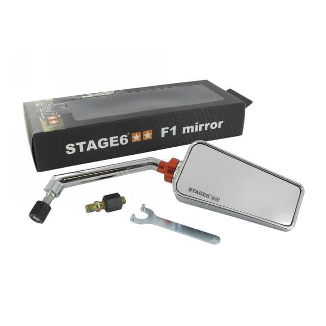 Retrovisor Stage6 SSP F1-Look, lado derecho, cromado