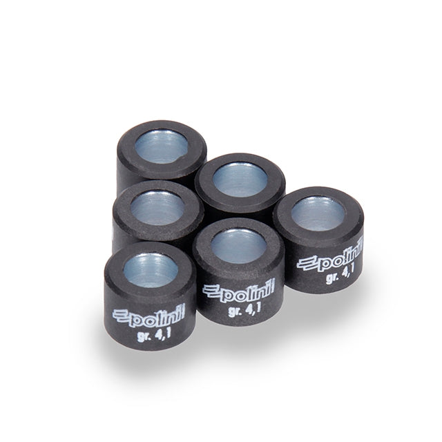 Rodillos Polini con revestimiento, 15x12 grs 4,1