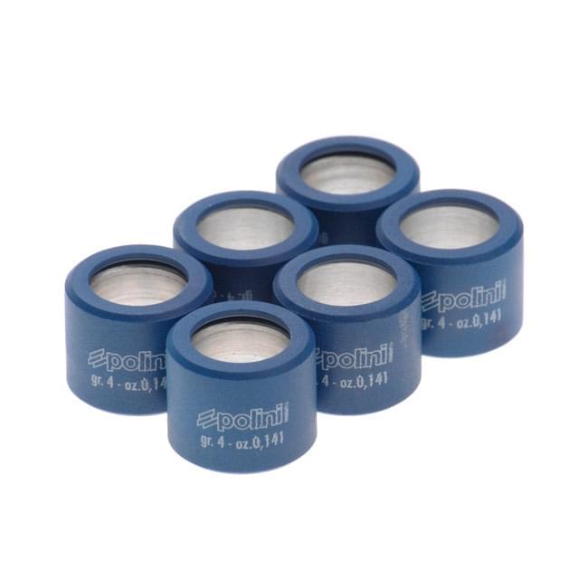 Rodillos Polini con revestimiento, 19x15.5 ( 7,5g )