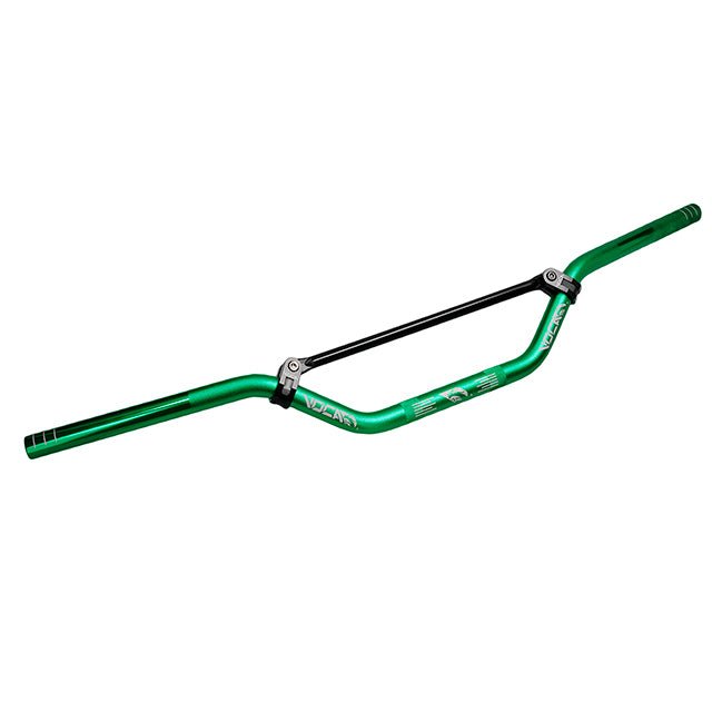 Manillar VOCA Racing Cross, 22,2mm, verde, sin protector