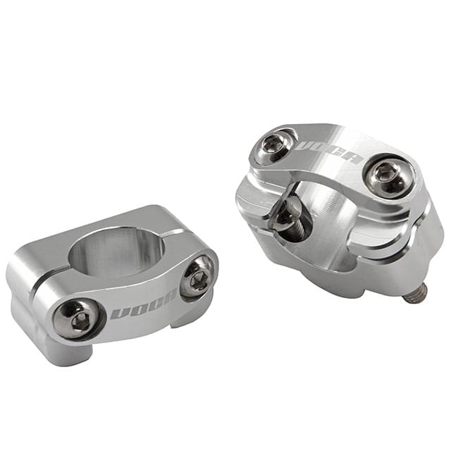 Torretas VOCA HB28, acople manillar 22-28, mecanizado CNC, 2 und. Aluminio