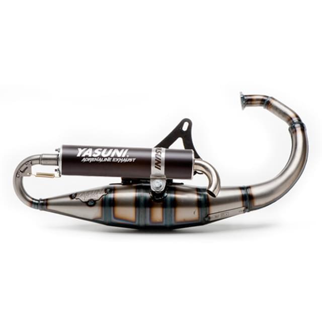 Escape Minarelli vertical silenciador negro homologado CE Yasuni Scooter R