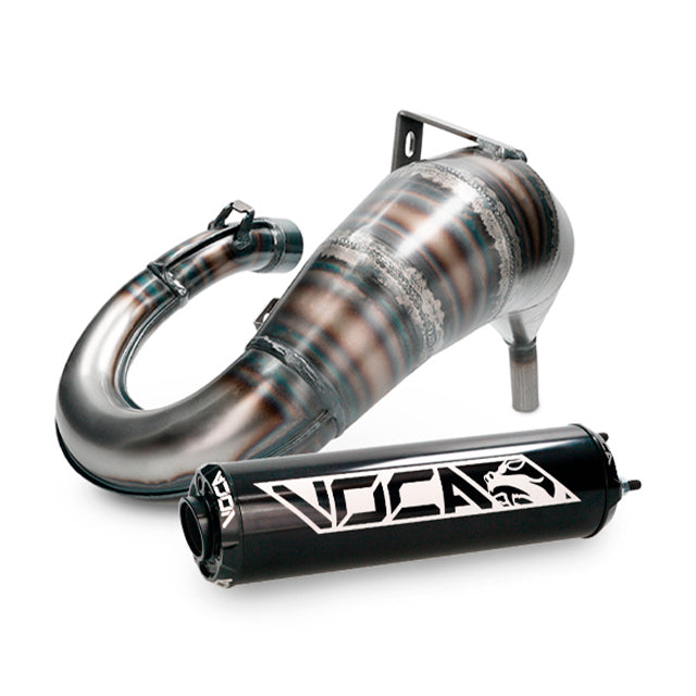 Escape Yamaha DT50 MBK X-Limit VOCA Cross Rookie 50/70cc (CE) silenciador negro 