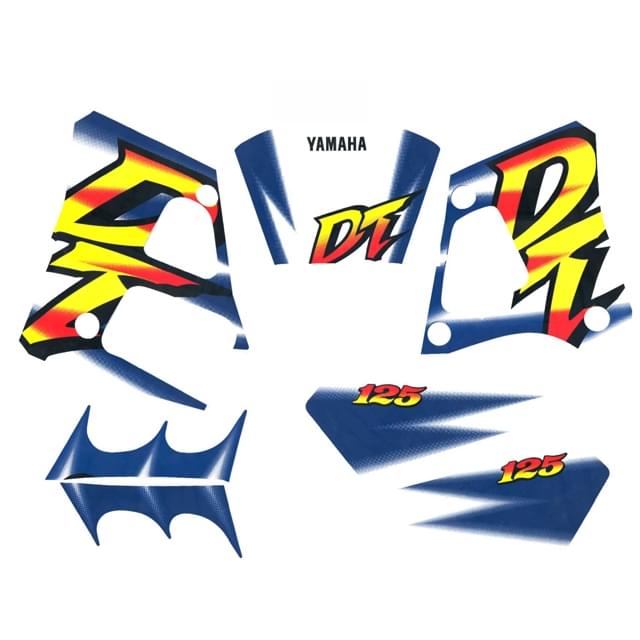 Kit pegatinas Yamaha DT 125 R Azul