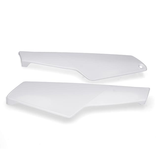 Tapa Lateral HP, Yamaha DT 50 LC (PAR) – Blanco