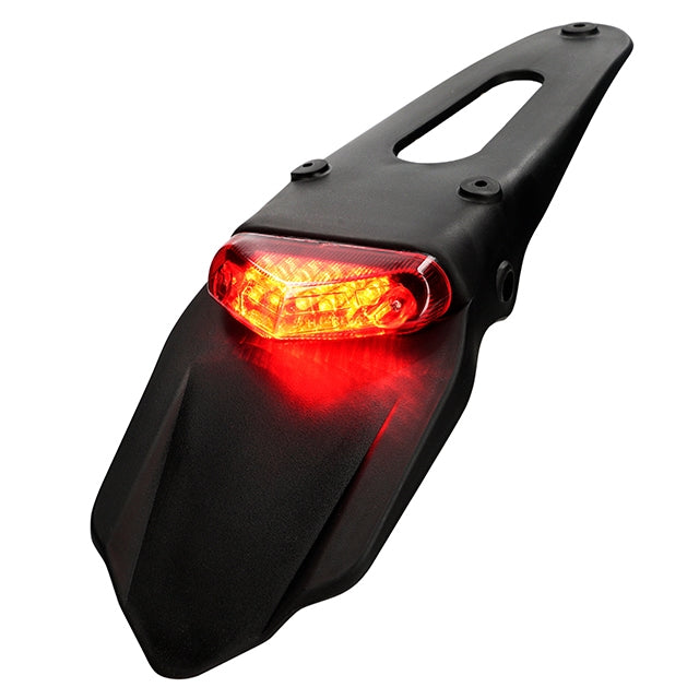 Portamatrículas Led-Enduro rojo AllPro