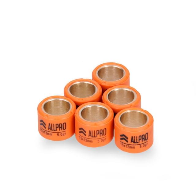 Rodillos 15x12 5,0gr Allpro