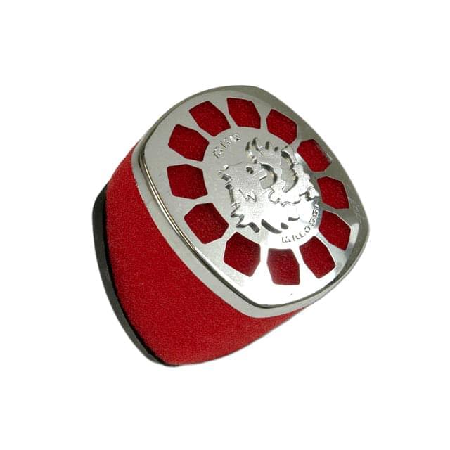 Filtro de potencia Malossi E14, conexión 38mm curvado 30°