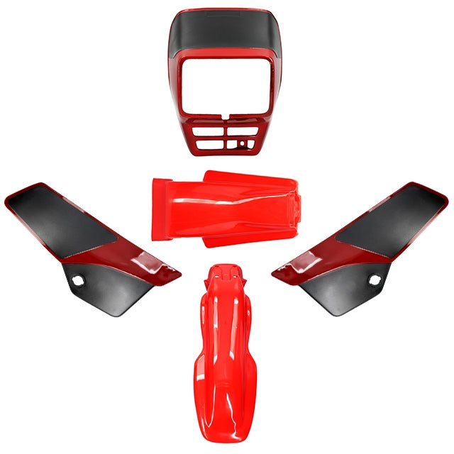Carenados Yamaha DT125 AC 5 piezas rojo AllPro