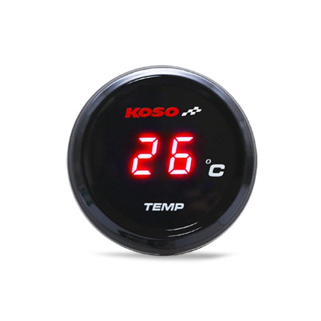 Marcador de temperatura i-GEAR Koso, iluminado rojo