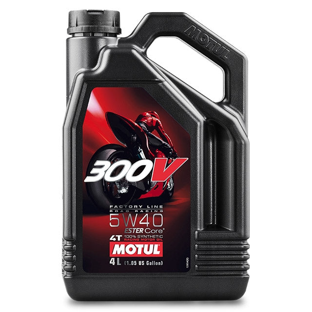 Aceite motor 4T 5W40 4L Motul 300V Factory Line Road