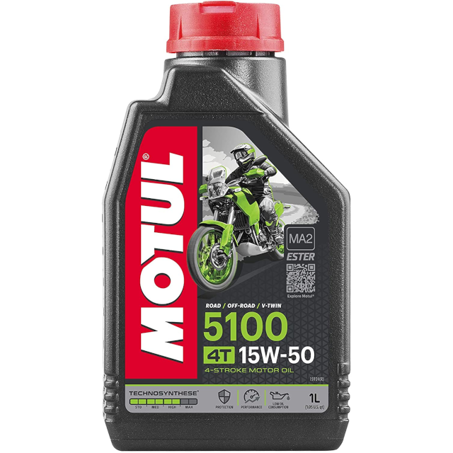 Aceite motor 4T 15W50 1L Motul 5100