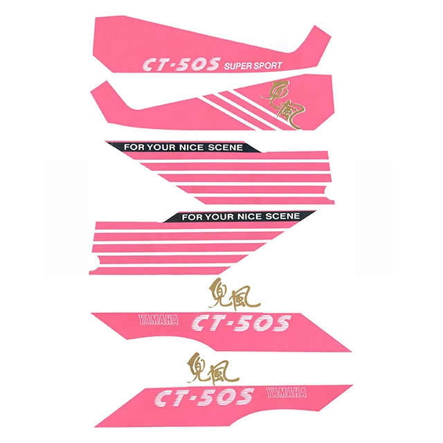 Kit pegatinas YAMAHA CT-50 Rosa