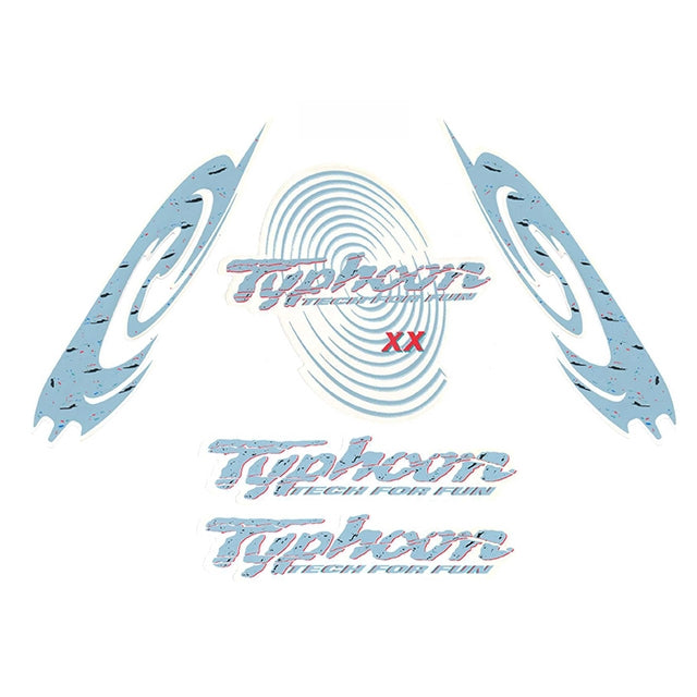 Kit pegatinas Typhoon 50 gris