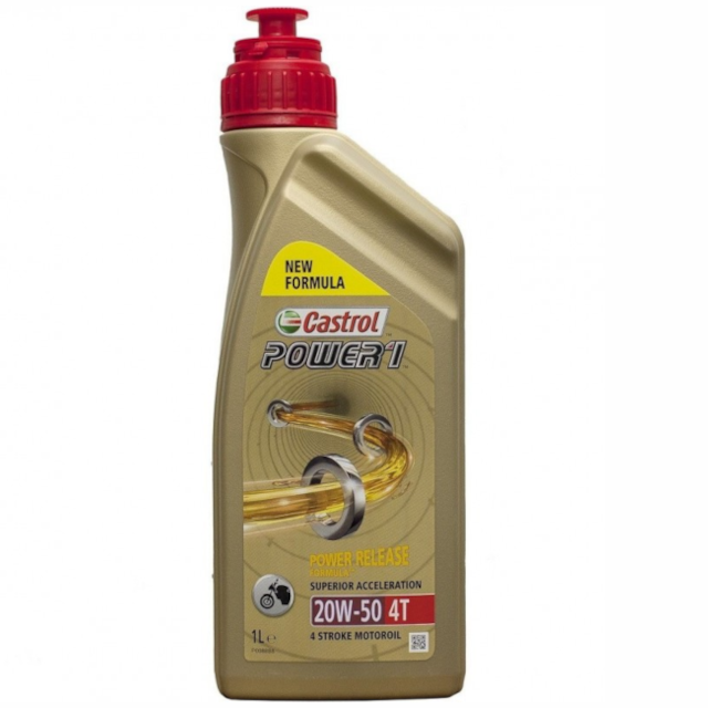Aceite motor 2T/4T 20W50 1L Castrol Power 1