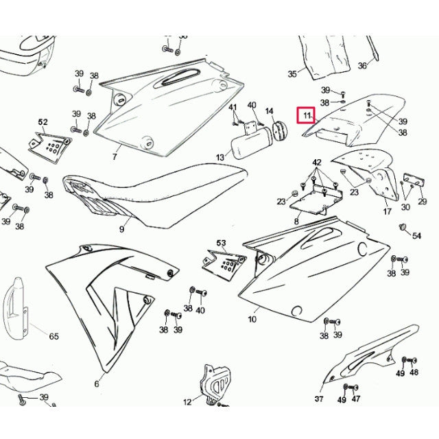 Colin Rieju MRX 50 azul