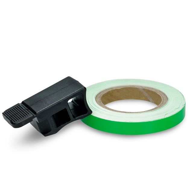 Cinta adhesiva para llanta con aplicador Allpro, verde neón