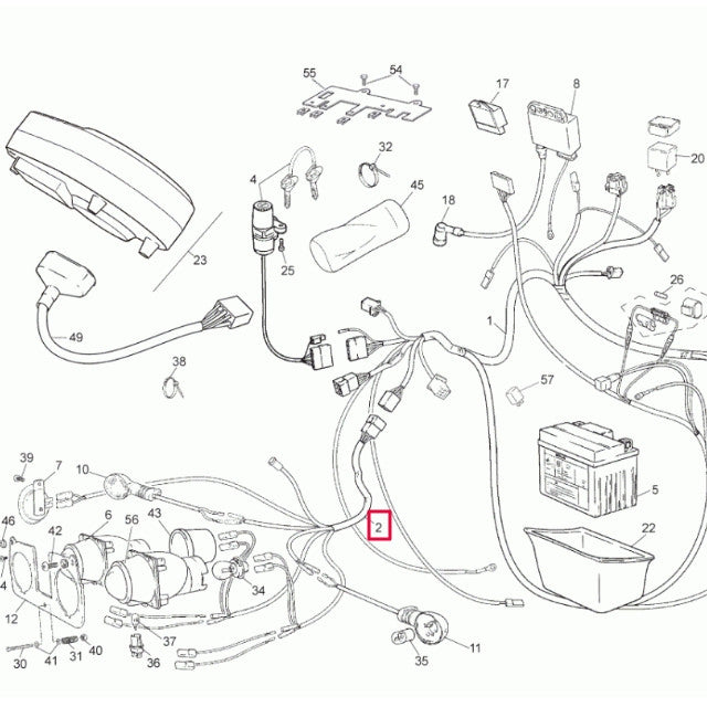 Instalación eléctrica complementaria Rieju RS2 Matrix 50cc