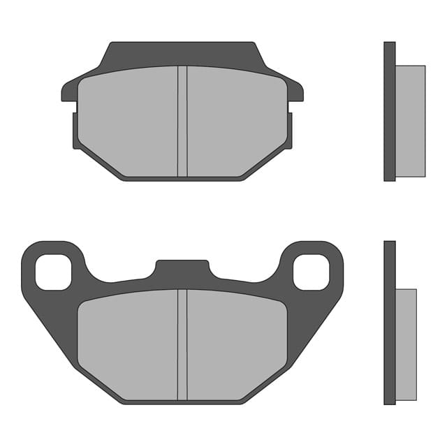 Pastillas de freno Malossi Safety Line Kymco Agility R16 125-150cc / People 50-125cc - Orgánicas 