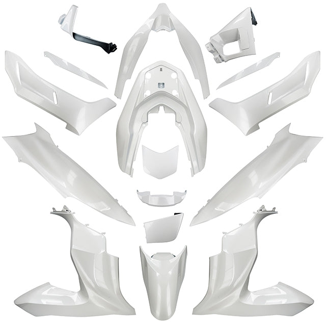 Kit de carenados Honda PCX >2018 17 piezas blanco perla NHA16P AllPro