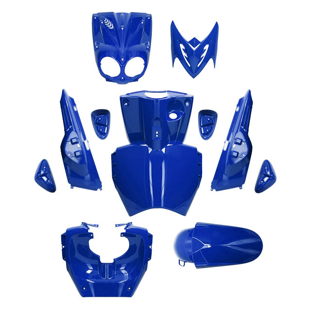 Kit de carenados Yamaha Slider / MBK Stunt 11 piezas AllPro Azul Metal Sparco