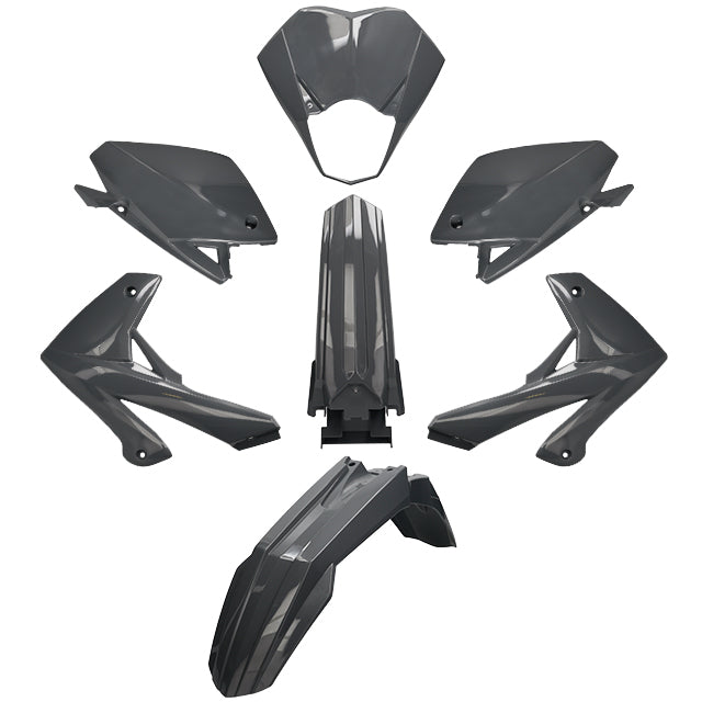 Carenados Rieju MRT 50 7 piezas plástico inyectado AllPro Gris