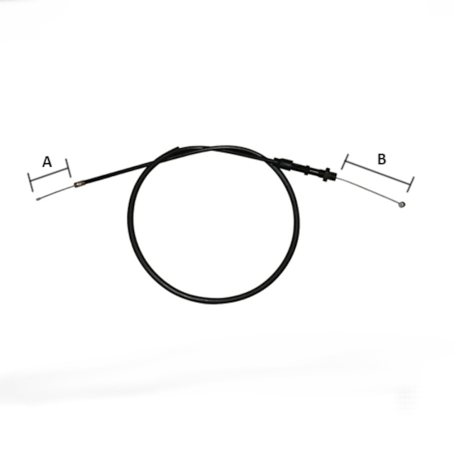 Cable de gas Pitbike YCF 50 >20 L.580mm A+B=130mm