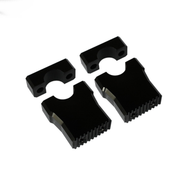 Torretas de manillar regulables Ø22,2mm Altura 55mm Pitbike YCF