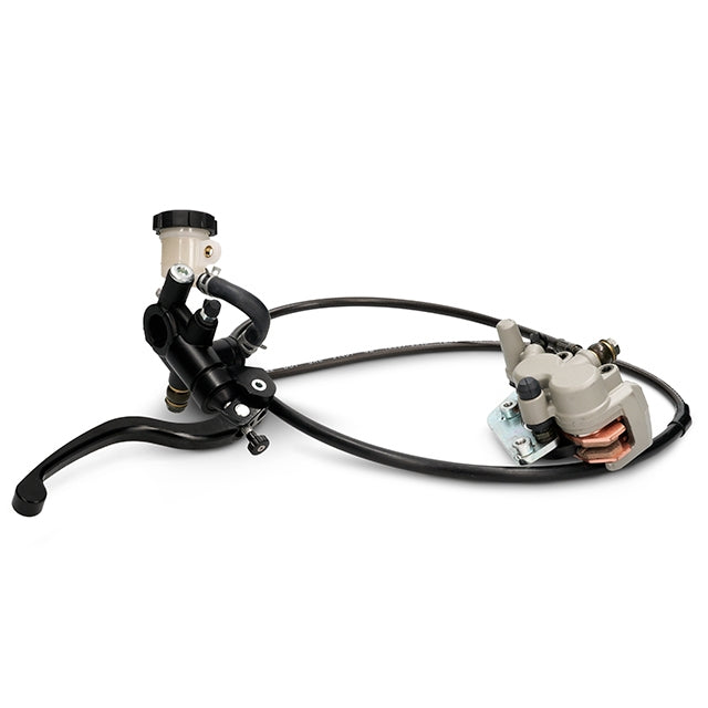 Freno delantero completo 2 pistones L.1170mm Pitbike YCF SM >2019 - Plata