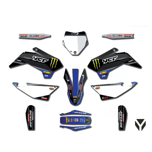 Kit de adhesivos Star Racing Pitbike YCF Pilot / Factory