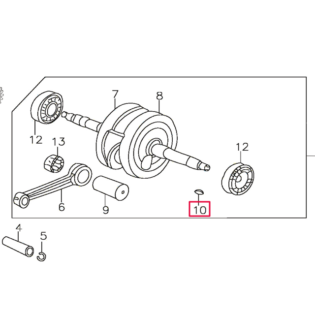 Chaveta encendido Pitbike motor 150-3 150-5 YX