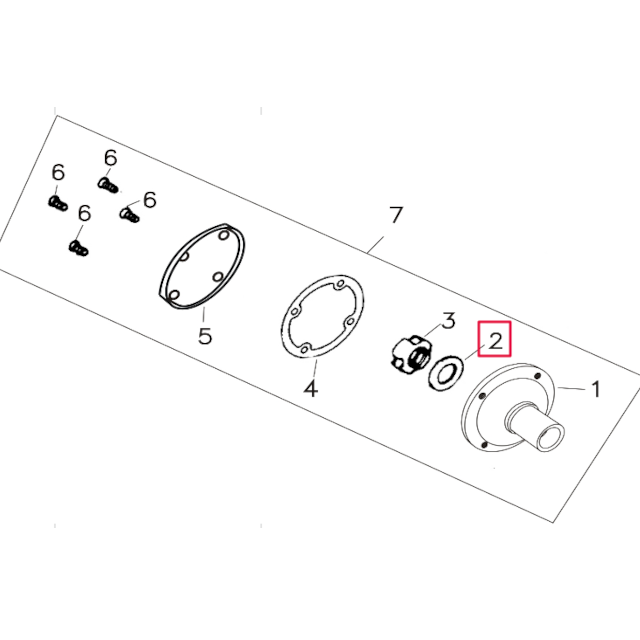 Arandela conica cigueñal Pitbike motor 150-3 YX