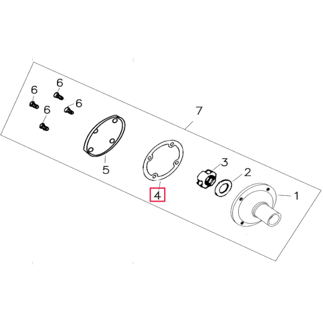 Junta papel volante inercia Pitbike motor 150-3 YX