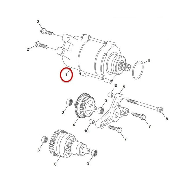 Motor de arranque Sherco SE 250-300 14-22